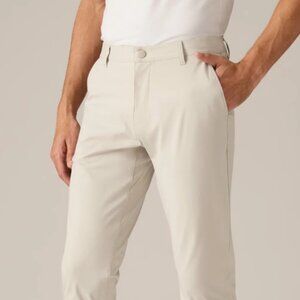 Rhone Pants Men 32x32 Stone Commuter Pant Slim Performance